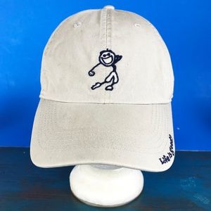 Life is Good Golfer Hat Unisex Adjustable Strap